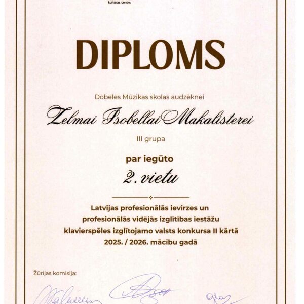 Valsts konkurss IP Klavierspēle 23.01.2026