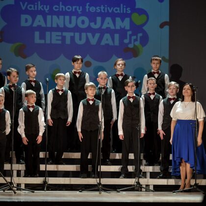 10.03.2022. Bērnu koru festivāls Jaunakmenē, Lietuvā.