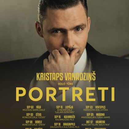 Solo tūte "PORTRETI" Kristaps Vanadziņš 08.09.2023.