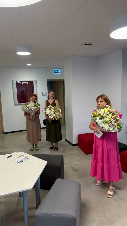 Paldies vecākiem par tik mīļu sagaidīšanu un mūsu darba novērtēšanu!