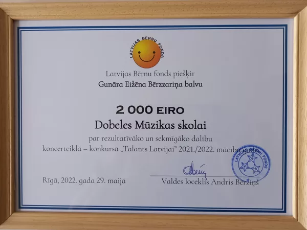 Koncertcikla - konkursa "Talants Latvijai" 30.sezona , 02.04. - 29.05.2022.