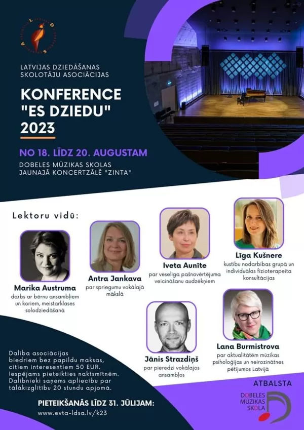 Latvijas dziedāšanas skolotāju asociācijas konference