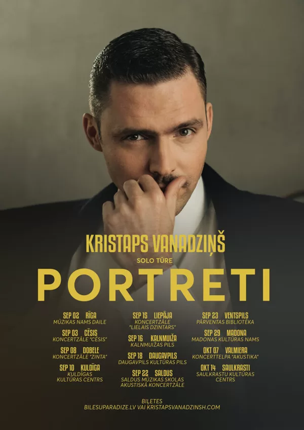 Solo tūte "PORTRETI" Kristaps Vanadziņš 08.09.2023.