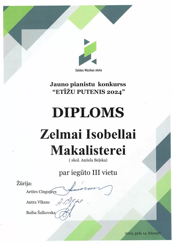 Konkurss Etīžu putenis '24   14.02.2024.