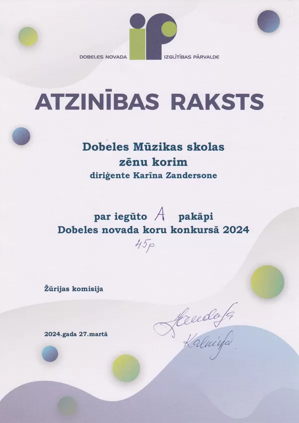 Dobeles novada skolu koru skate 27.03.2024.